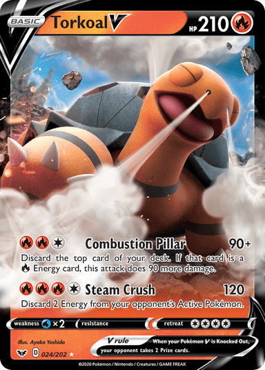 Torkoal V, Sword & Shield 24