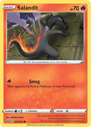 Salandit, Sword & Shield 27