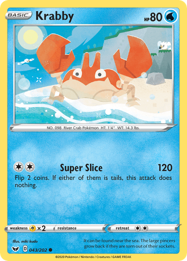 Krabby, Sword & Shield 43