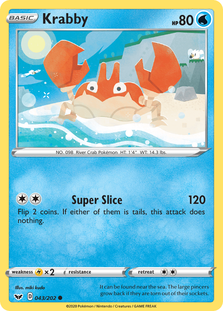 Krabby, Sword & Shield 43