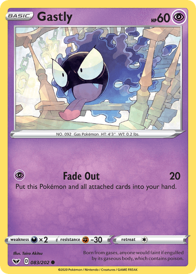 Gastly, Sword & Shield 83