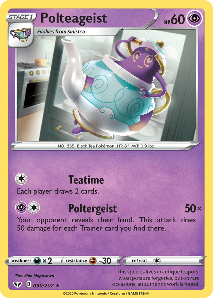 Polteageist, Sword & Shield 90