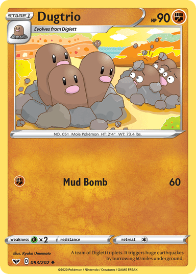 Dugtrio, Sword & Shield 93