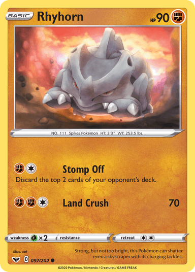 Rhyhorn, Sword & Shield 97
