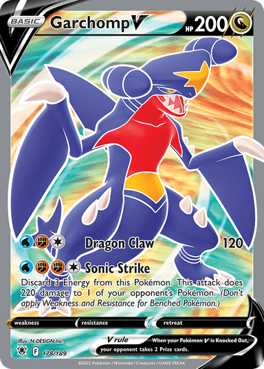 Garchomp V, Astral Radiance 178