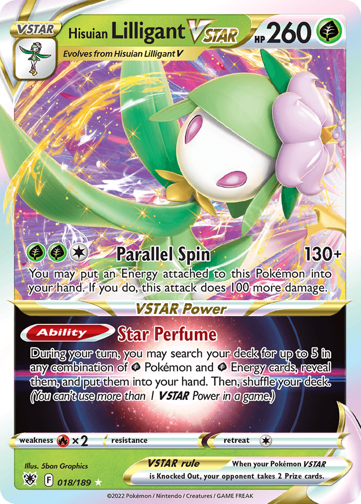 Hisuian Lilligant VSTAR, Astral Radiance 18