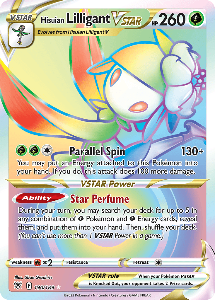 Hisuian Lilligant VSTAR, Astral Radiance 190