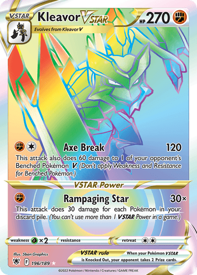 Kleavor VSTAR, Astral Radiance 196