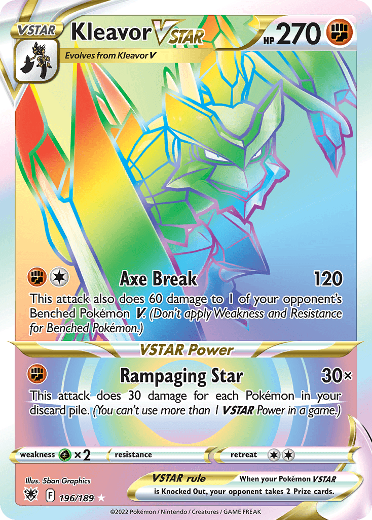 Kleavor VSTAR, Astral Radiance 196