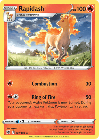 Rapidash, Astral Radiance 22