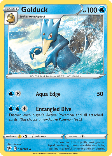 Golduck, Astral Radiance 29