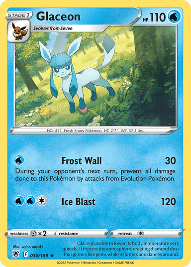 Glaceon, Astral Radiance 38