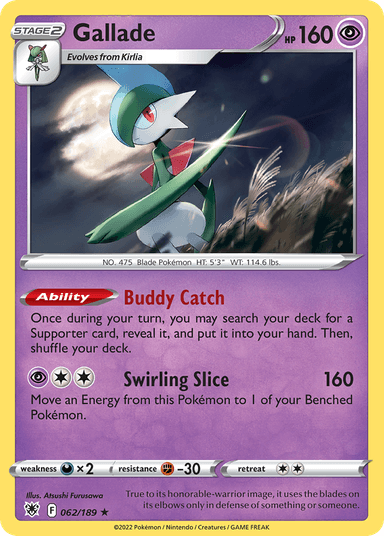 Gallade, Astral Radiance 62