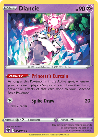 Diancie, Astral Radiance 68