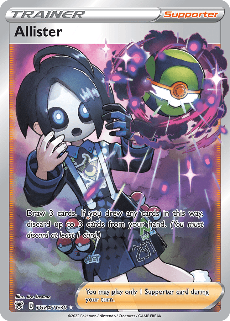 Allister, Astral Radiance Trainer Gallery TG24