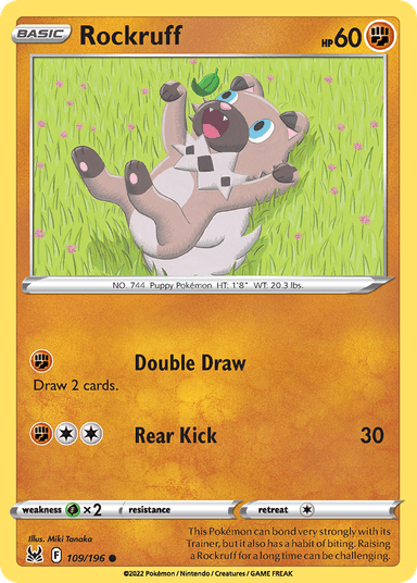Rockruff, Lost Origin 109
