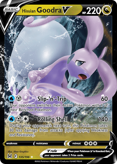 Hisuian Goodra V, Lost Origin 135