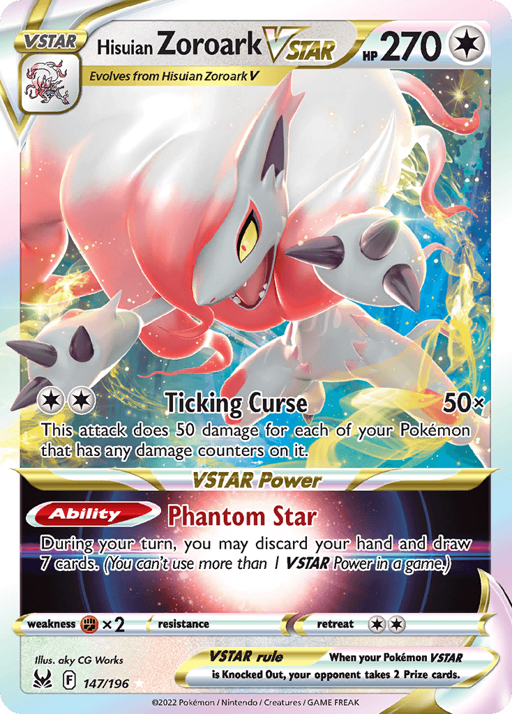 Hisuian Zoroark VSTAR, Lost Origin 147
