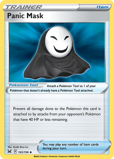 Panic Mask, Lost Origin 165