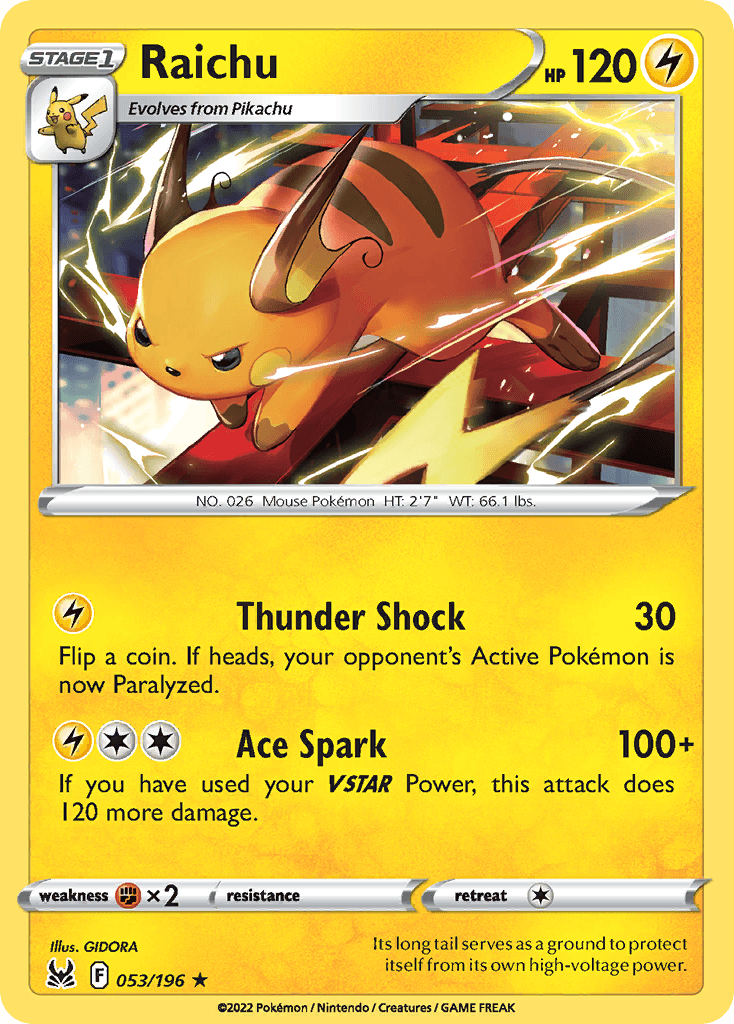 Raichu, Lost Origin 53