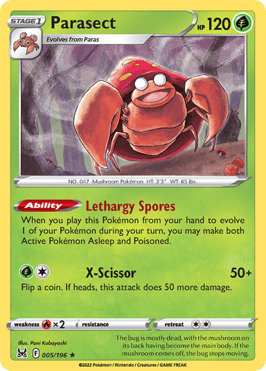 Parasect, Lost Origin 5