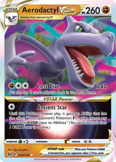 Aerodactyl VSTAR, Lost Origin 93
