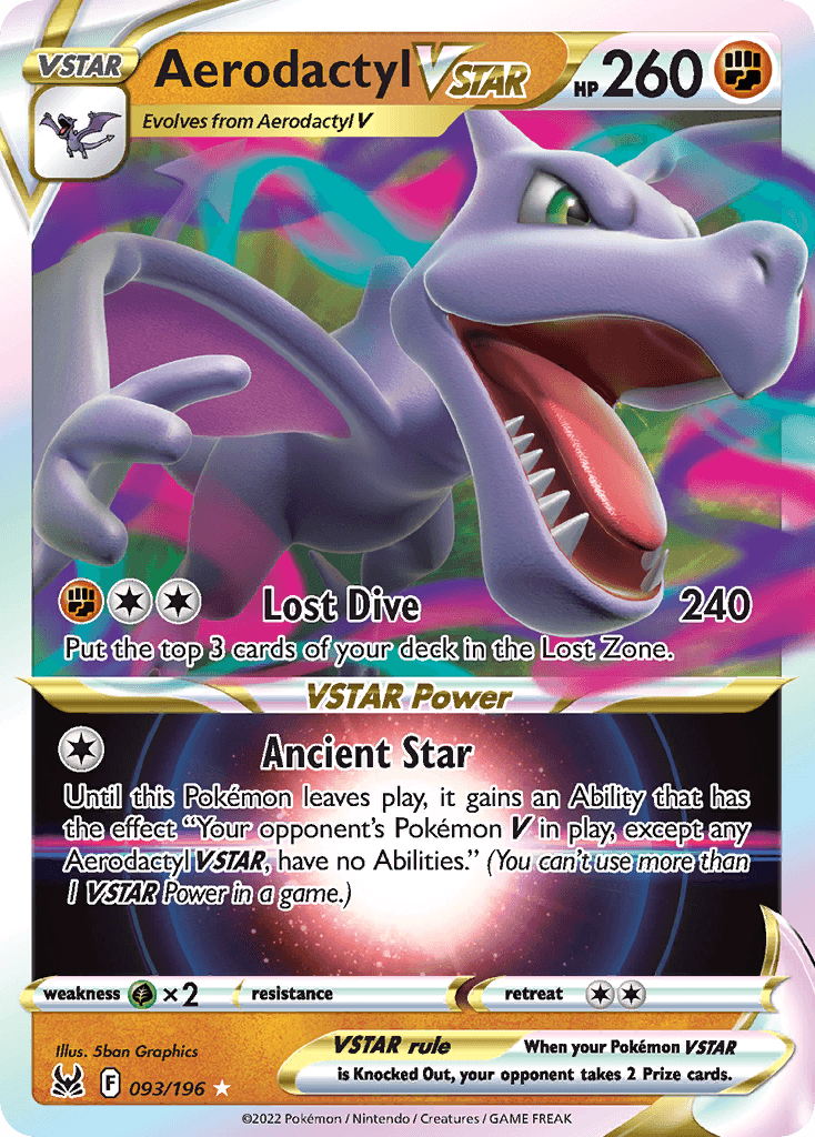 Aerodactyl VSTAR, Lost Origin 93