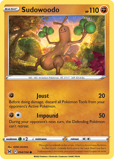 Sudowoodo, Lost Origin 94