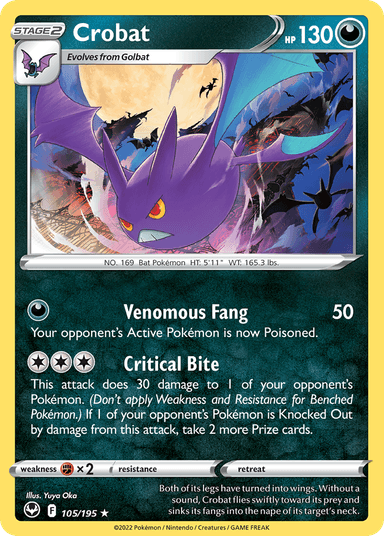 Crobat, Silver Tempest 105