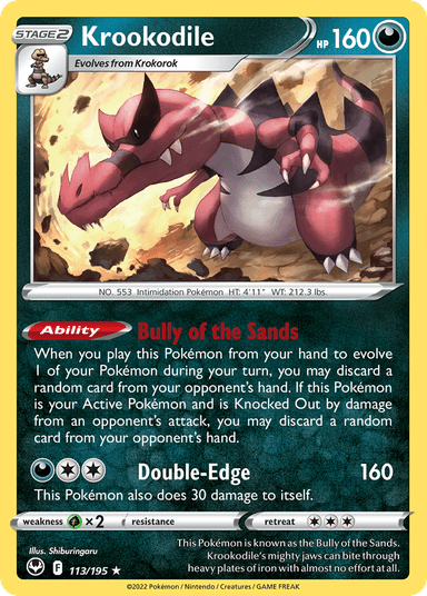 Krookodile, Silver Tempest 113