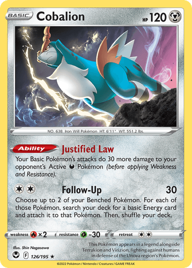 Cobalion, Silver Tempest 126