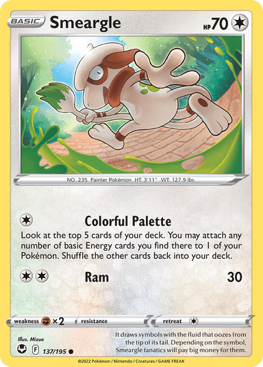 Smeargle, Silver Tempest 137
