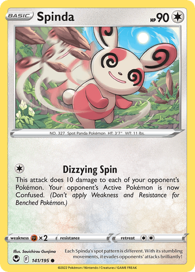 Spinda, Silver Tempest 141
