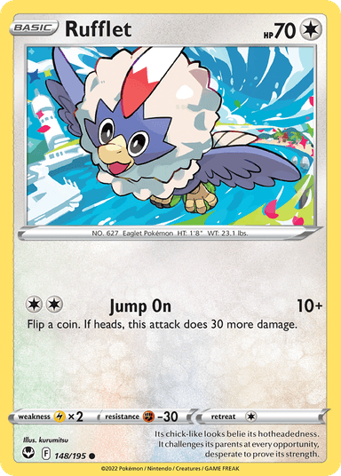 Rufflet, Silver Tempest 148