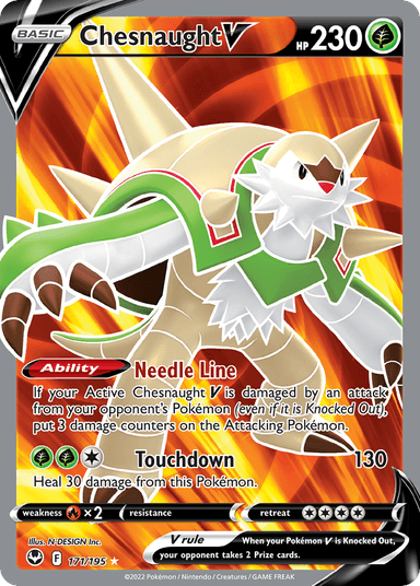 Chesnaught V, Silver Tempest 171