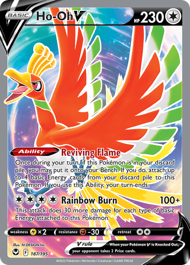 Ho-Oh V, Silver Tempest 187