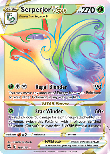 Serperior VSTAR, Silver Tempest 196