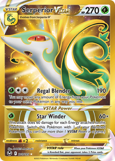 Serperior VSTAR, Silver Tempest 210