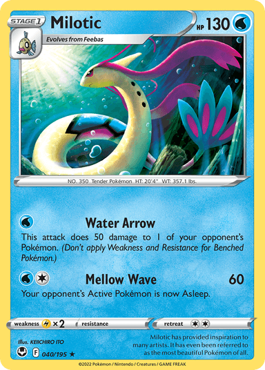 Milotic, Silver Tempest 40