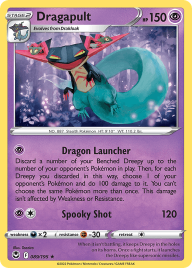 Dragapult, Silver Tempest 89