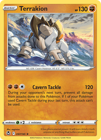 Terrakion, Silver Tempest 97