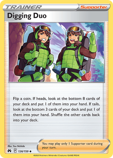 Digging Duo, Crown Zenith 126