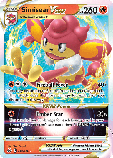 Simisear VSTAR, Crown Zenith 23