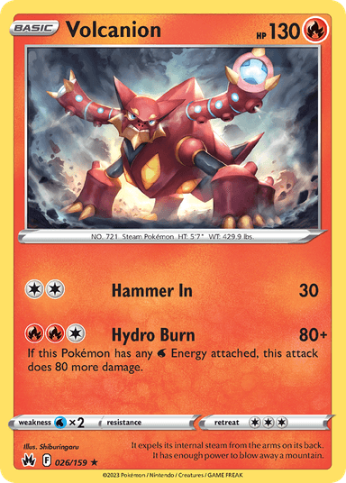 Volcanion, Crown Zenith 26
