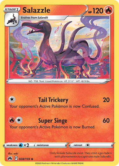 Salazzle, Crown Zenith 28