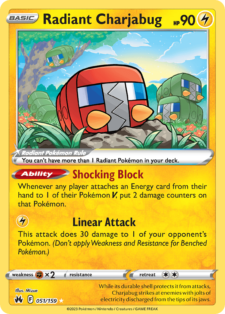 Radiant Charjabug, Crown Zenith 51