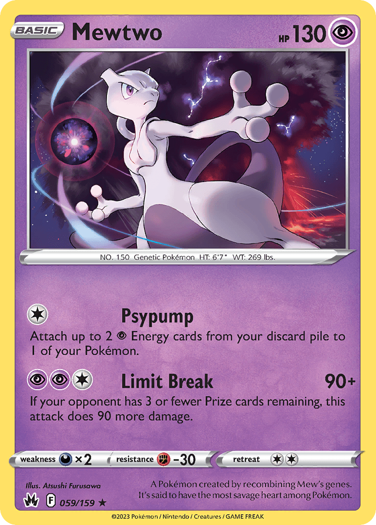 Mewtwo, Crown Zenith 59