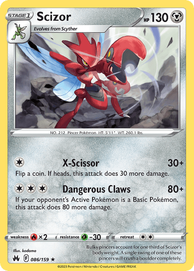 Scizor, Crown Zenith 86