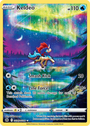 Keldeo, Crown Zenith Galarian Gallery GG07