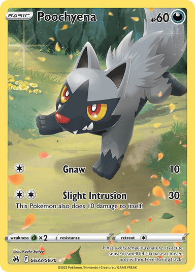 Poochyena, Crown Zenith Galarian Gallery GG33